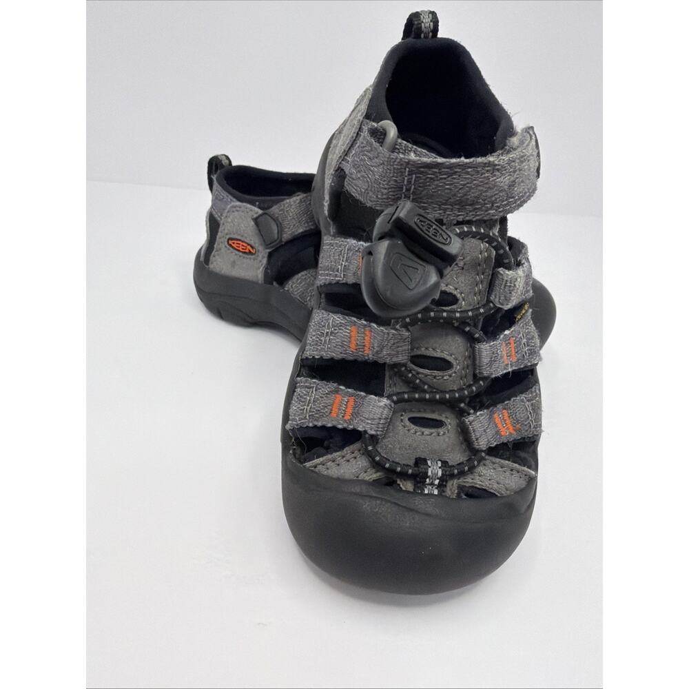 Keen Boys Kids Unisex Orange Grey Closed Toe Water Shoes Size 10 Hiking Walking